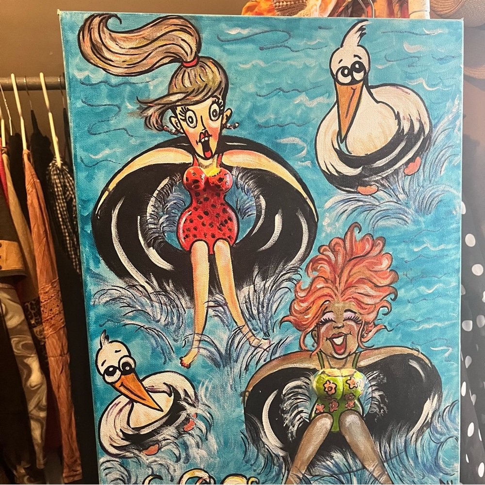 Beach Day!! Texas artist Bonnie Blue